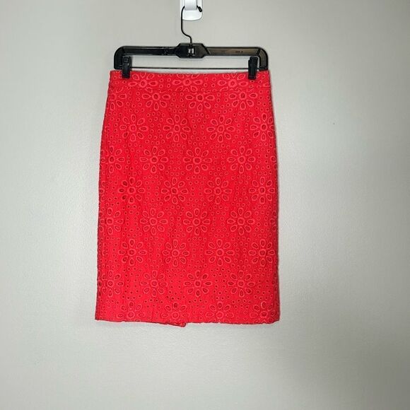 J.Crew Eyelet No.2 Pencil Skirt - Picture 1 of 3